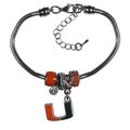 Siskiyousports Miami Hurricanes Bracelet Euro Bead Style 5460365867